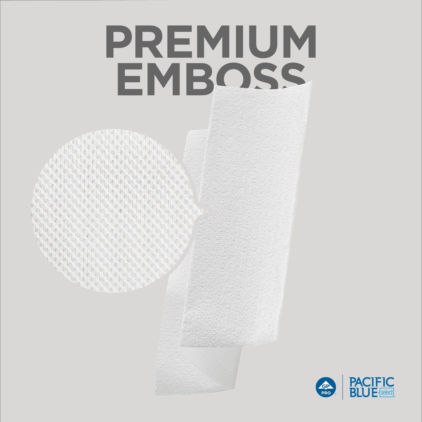 Pacific Blue Select Multifold Premium 2-Ply Paper Towels (Previously Branded Signature) by GP PRO (Georgia-Pacific), White, 21000, 125 Paper Towels Per Pack, 16 Packs Per Case