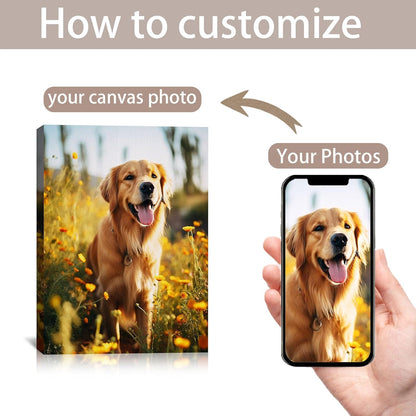 SPECPIX Custom Canvas Prints - Personalized Wall Art for Family, Pets & Couples | 12x18 Size