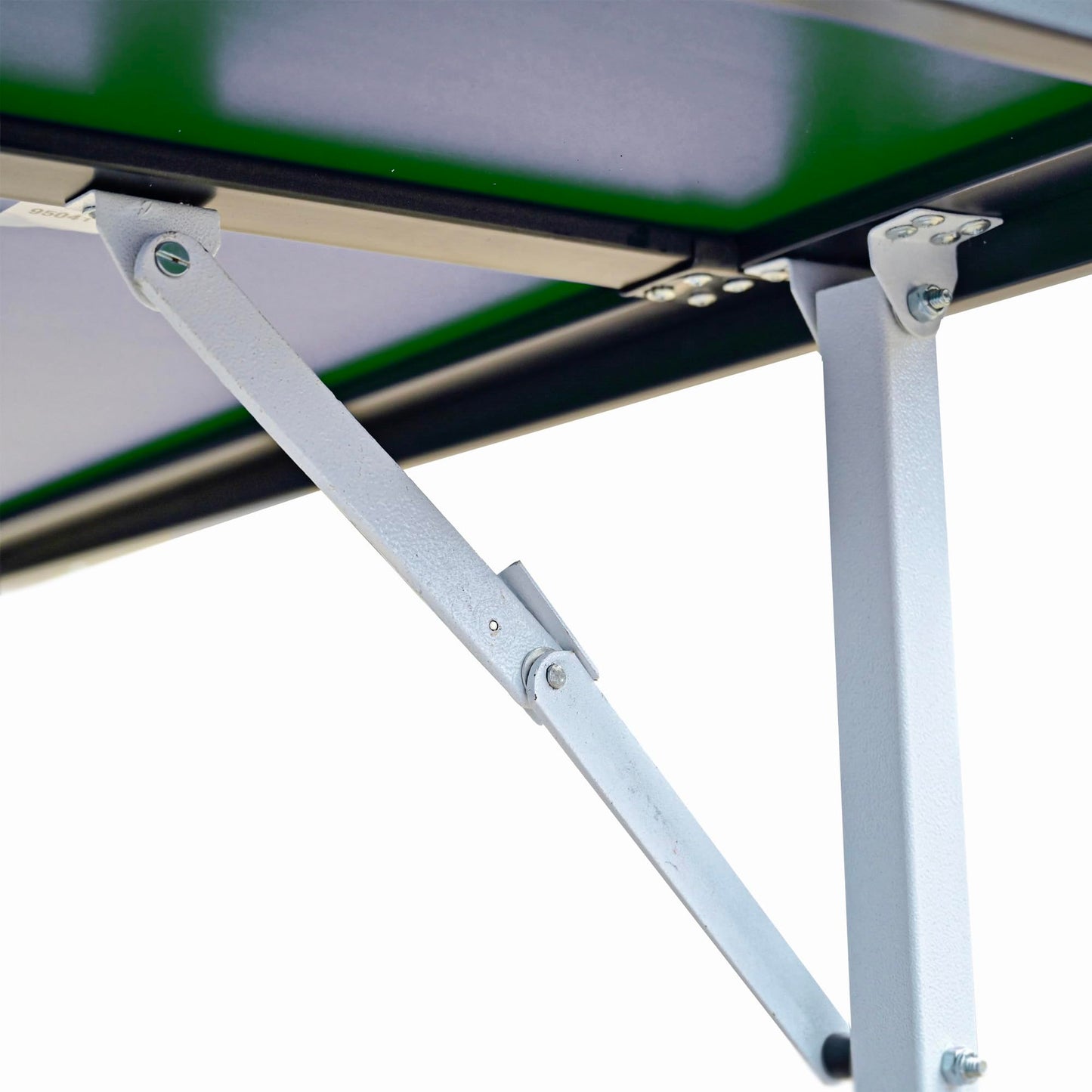 Butterfly Compact Outdoor Ping Pong Table - Thick Outdoor Table Tennis Table - All-Weather Removable Ping Pong Net Included - Ships Assembled - Folds and Rolls for Easy Transport