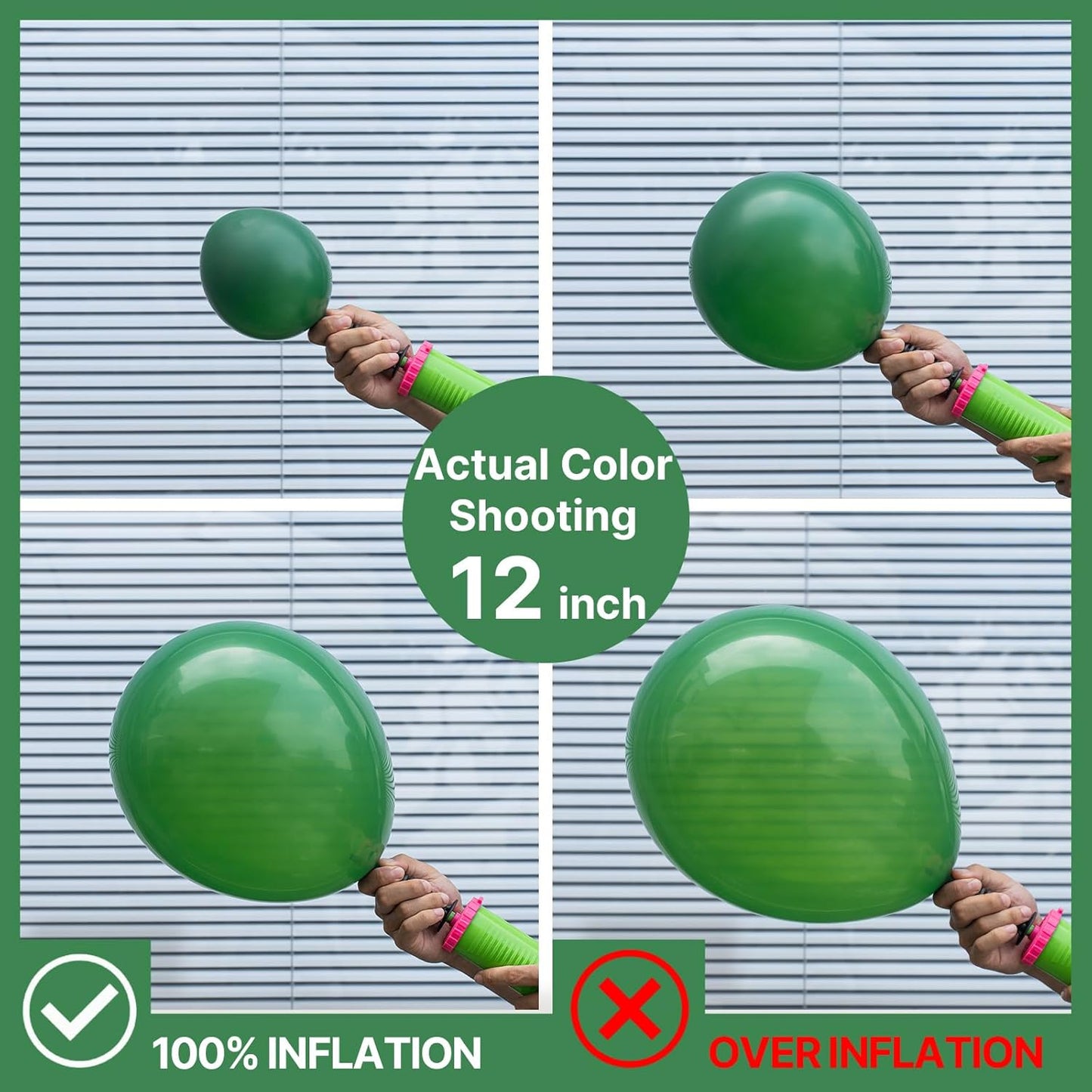 PartyWoo Dark Green Balloons - 99-Piece Emerald Balloon Arch Kit for Birthday & Jungle Parties