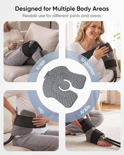 Ice Machine for Knee After Surgery, Program Timer Cold Therapy for Knee Replacement, FSA Eligible HSA, 19Qt Cryotherapy System for ACL, TKR & Sports Training Recovery, Pain Relief, Reduce Swelling