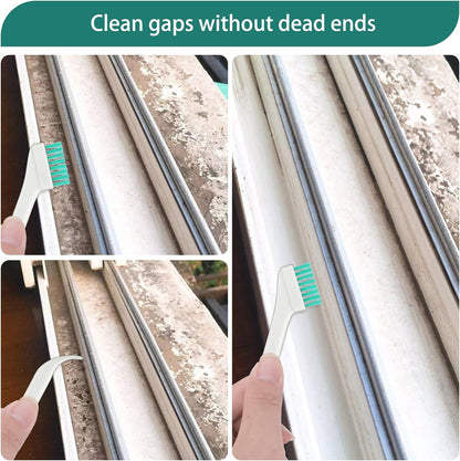 8Pcs Detailed Cleaning Tool Set, Small Cleaning Brushes for Household, Tiny Scrub Cleaner Brush for Window Groove, Car,