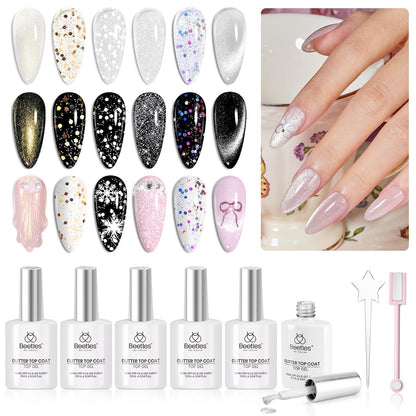 Beetles Nail Prep Kit Nail Dehydrator and Primer Nail Care Tool Kit 20ml Large Capacity Acid-Free & Hema-Free Dehydrate Bond Primer with Manicure Tools for Acrylic Nail Gifts for Women