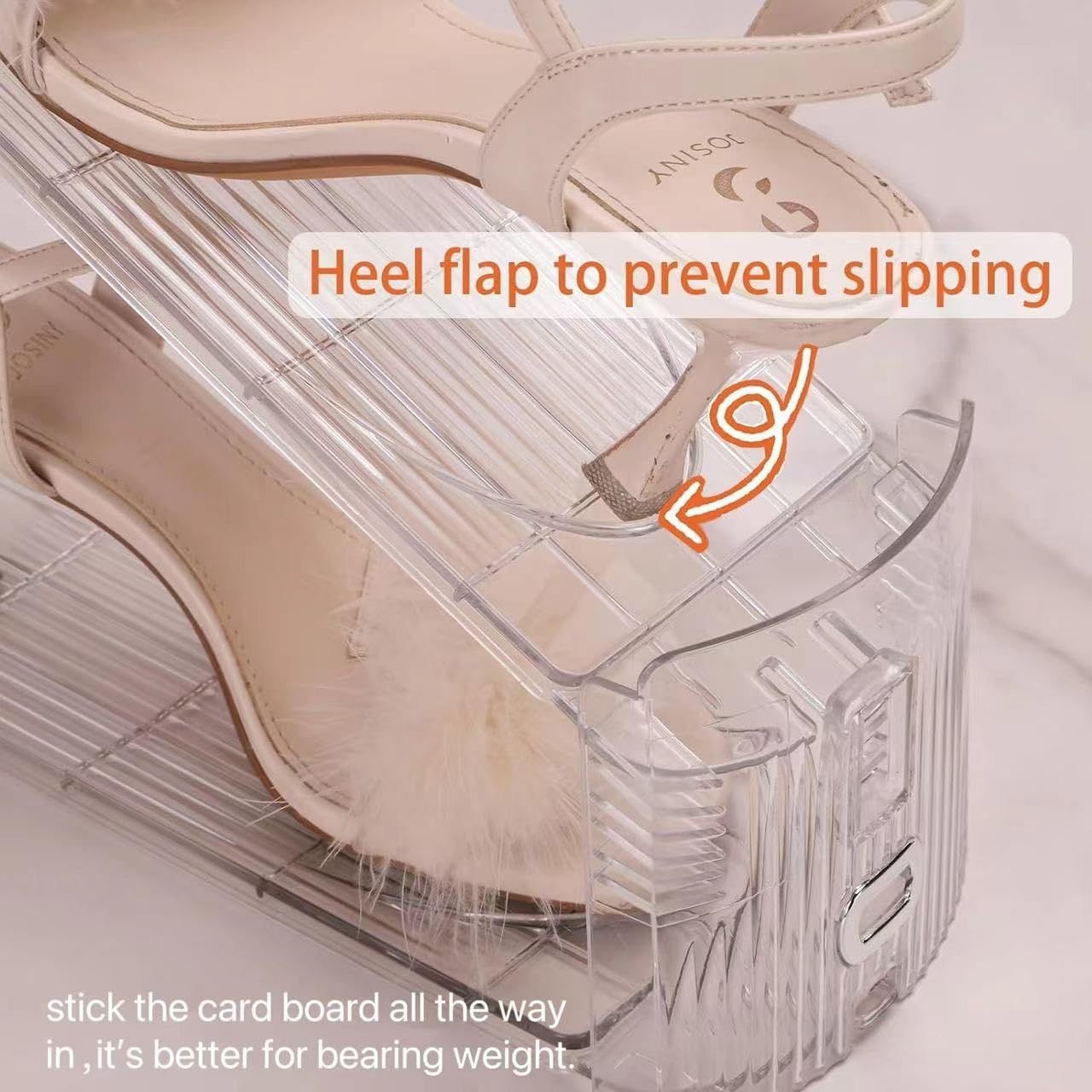 12 Pack Closet Shoe Slots Organizer Adjustable Level Shoe Stacker Holder Storage Space Saving Sneakers Display Tray