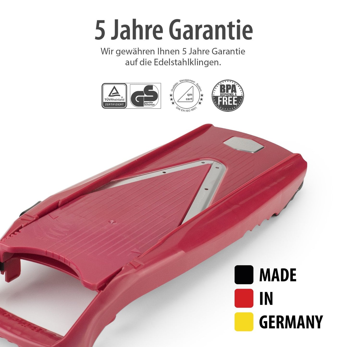 Swissmar Borner V Power Mandoline, V-7000, Red