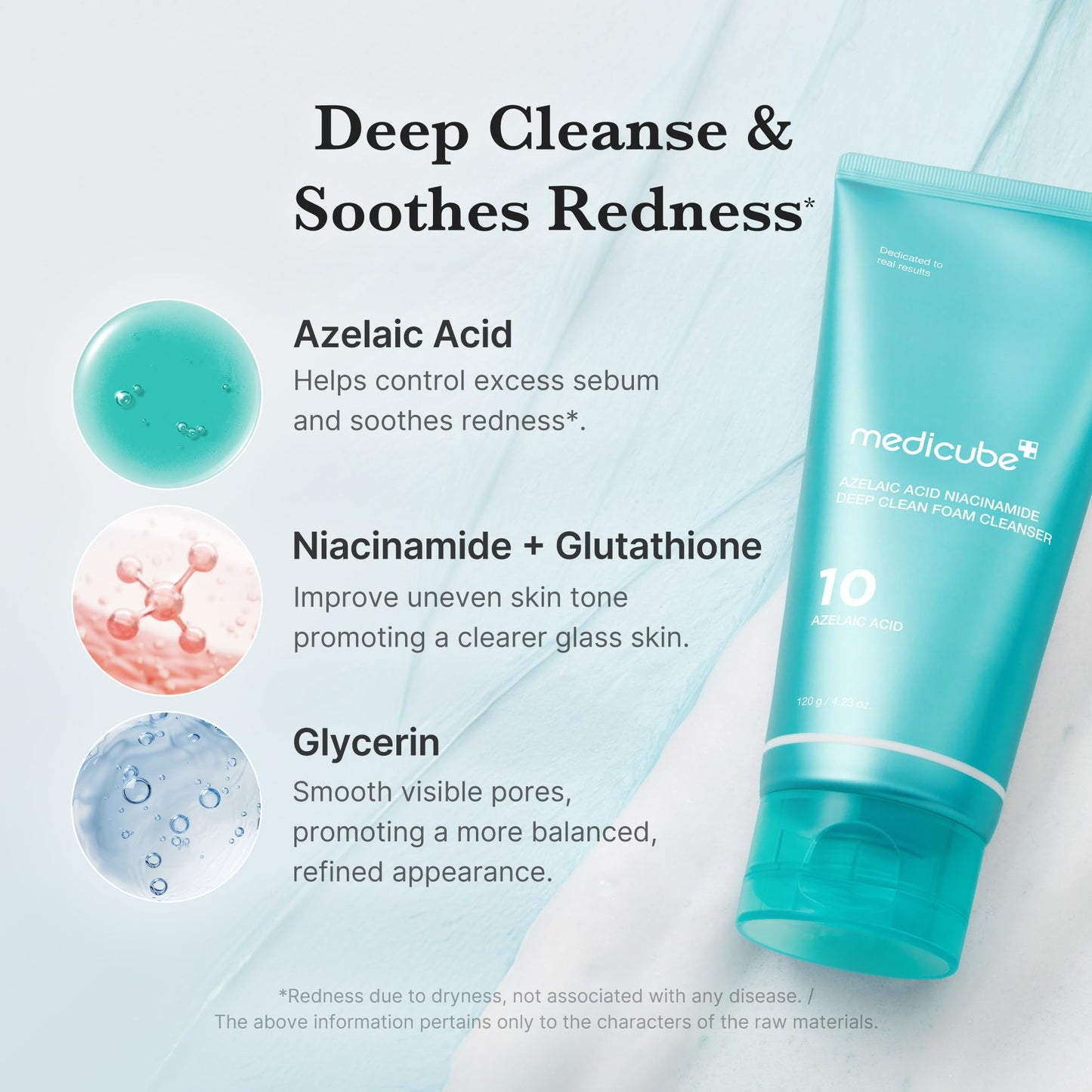 medicube PDRN Marshmallow Whip Cleanser | Face Wash, Cleansing Foam for Pore Care & Uneven Skin Tone | Gentle Daily Deep Cleansing | Hydrating and Nourishing Facial Cleanser | Korean Skincare