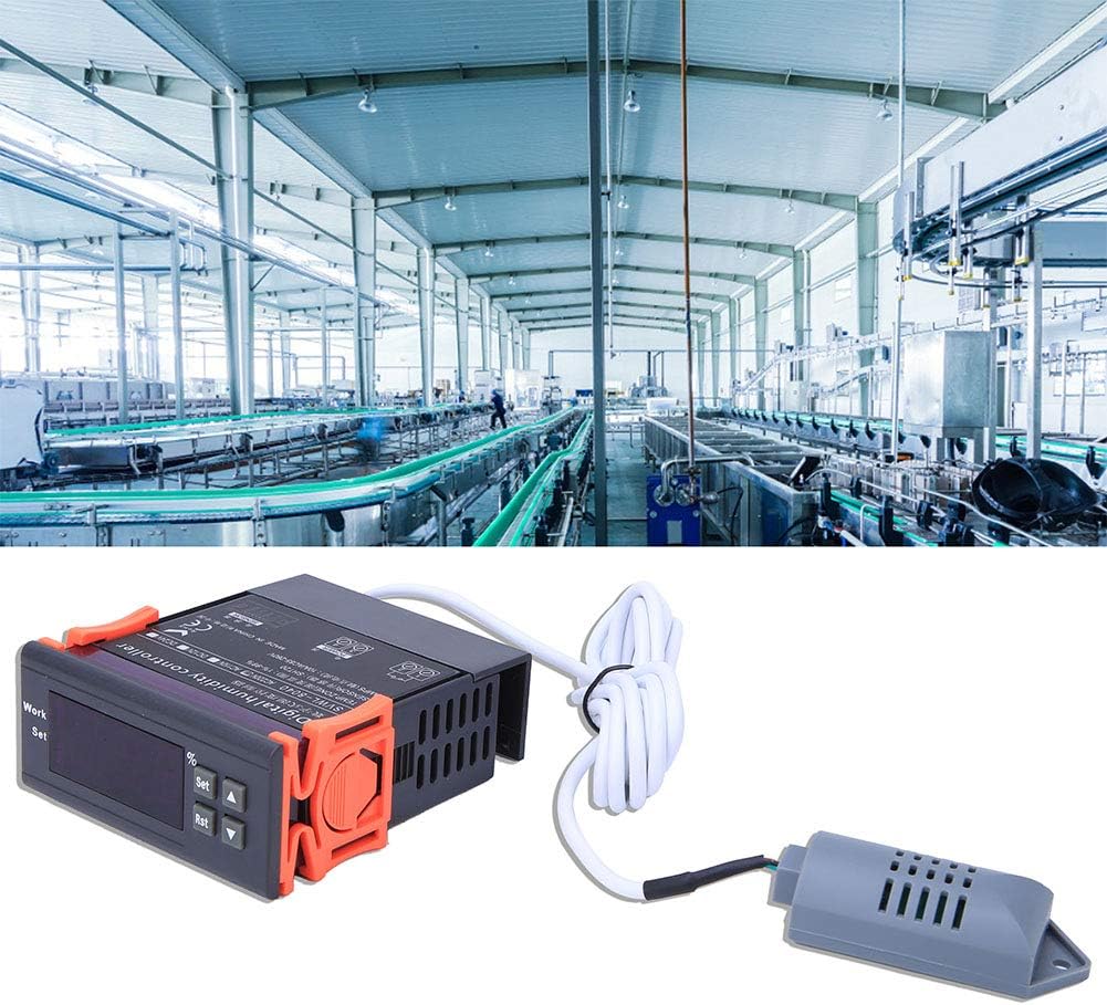 Fafeicy 220V Digital Air Humidity Control Controller, WH8040 Range 1%-99%RH, All-Purpose Digital Tool