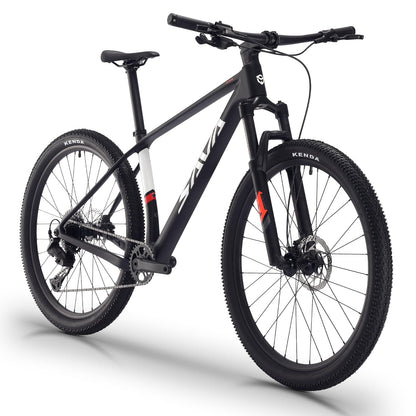 SAVADECK Carbon Fiber MTB with Shmano U6000 10 Speed Shift Groupset, Hydraulic Disc Brake with Shmano MT200 Break System (Midnight Black, 29 * 15.5)