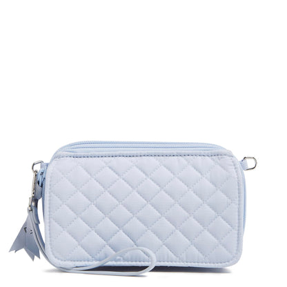 Vera Bradley Cotton All in One Crossbody Purse with RFID Protection