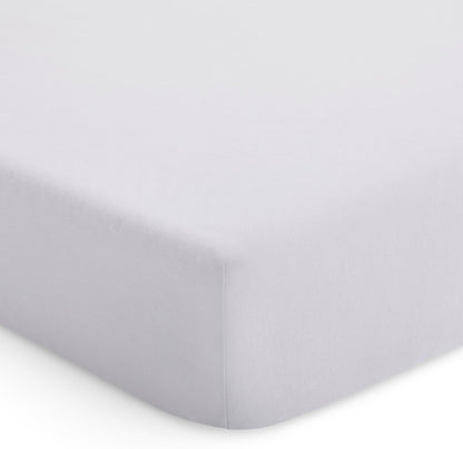 1 Evolur Piece Rock Grey Full Crib Solid Fitted Sheet, Fitted Crib Sheet for Standard Crib and Toddler Mattress, Soft
