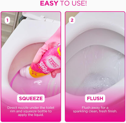 The Pink Stuff Miracle Toilet Cleaner - Powerful Stain-Removing Gel for Sparkling Clean Bowls | 750ml