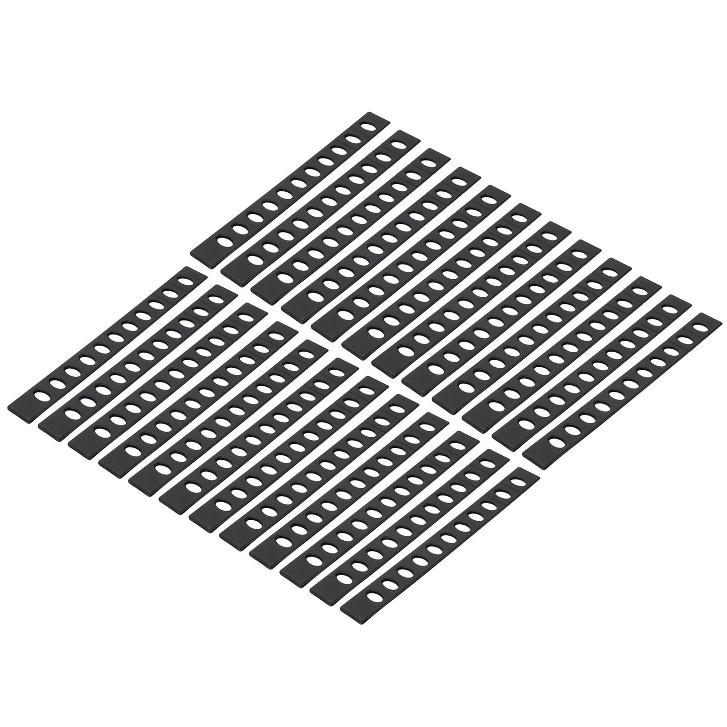PATIKIL 24Pcs PP Universal Blade Edge Guard Cover, Blade Cutting Edge Sleeve of 8" Blade Cover for Kitchen, Dining Room, Black