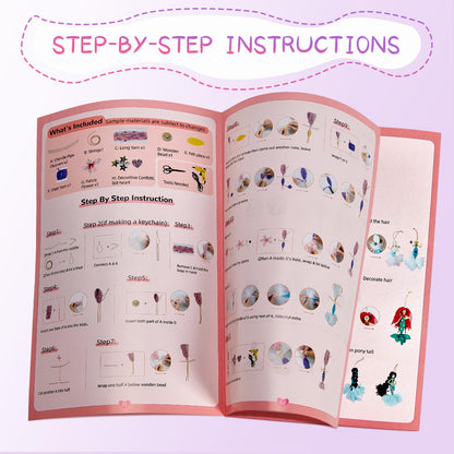 FANGCRAFTED Mermaid Princess Dolls Making Mess Free Yarn Wrapping Craft Kits, 6 Individually Packed Craft Kits for Boys Girls Age 4 5 6 7 8 9 10 11 12, Mermaid Birthday Party, Craft Supplies