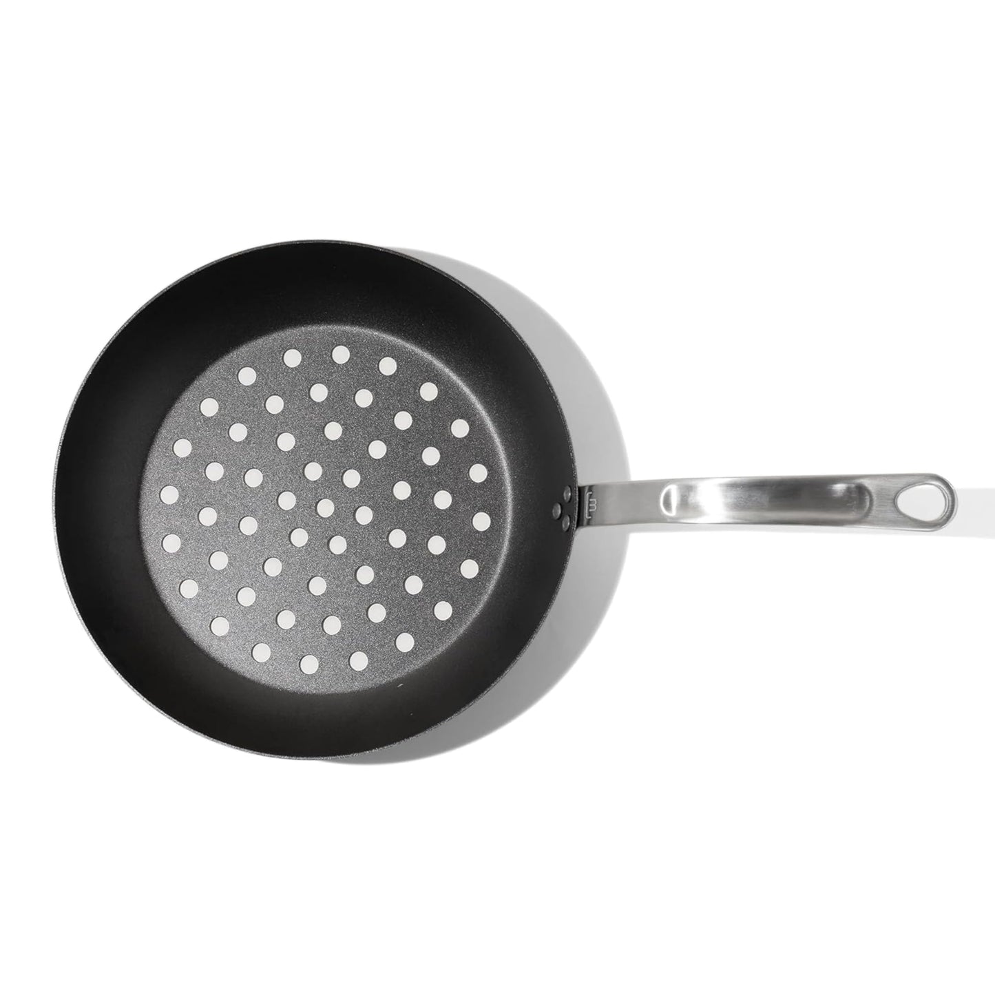 Made In Cookware | 12" Seasoned Carbon Steel Grill Frying Pan - (Like Cast Iron, but Better) | Professional Cookware | Crafted in Sweden