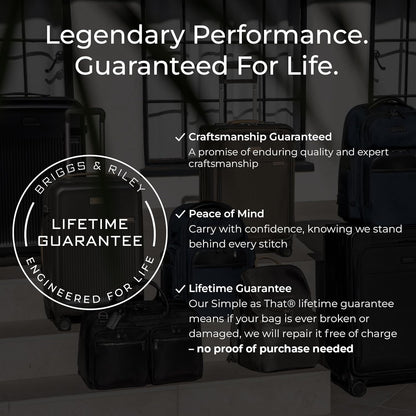 Briggs & Riley 32 Inch Extra Large Trunk Checked Luggage - Maximum Capacity Hard Shell Heavy Duty Travel Suitcase with 360-Degree Spinner Wheels - TSA Lock - Torq Collection - Ocean