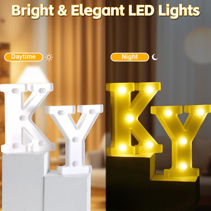 5 PCS Lucky Marquee Light Up Letters St Patricks Day Lucky LED Letter Number Light Sign Centerpieces for Home Table Decor St. Patrick's Day Decoration Saint Patty's Party Night Lamp Banquet Props