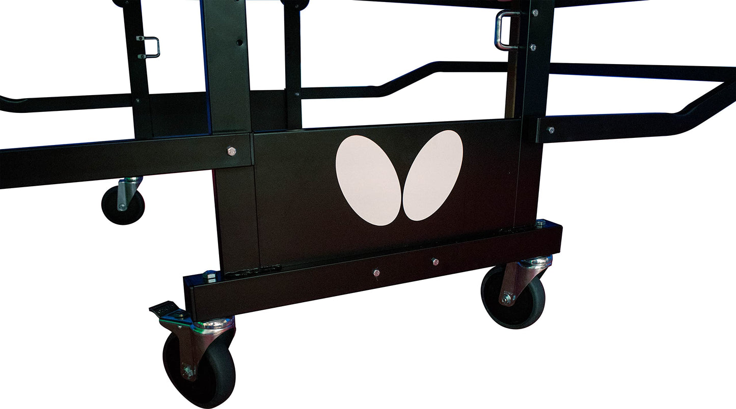 Butterfly Nippon 22 Ping Pong Table | Indoor Rollaway Table Tennis Table | Built Like A Tank | for Clubs, Home Game Rooms, Institutions | Professional Ping Pong Net Included | Playback Option