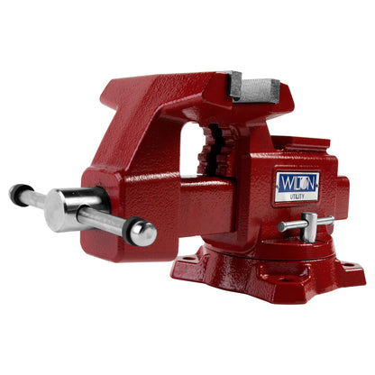 Wilton Utility Bench Vise, 5-1/2" Jaw Width, 5" Jaw Opening, 3-1/4" Throat (Model 675U)