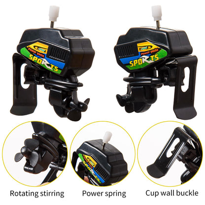 Scentia Boat Motor Coffee Stirrer,Stainless Steel Clips Can Hold Cups Tightly,Propeller Can Penetrate Deeply Into Cup Stir Thoroughly,Unique Gadgets For Make Coffee Time More Fun,Gifts (2), JBQ-01