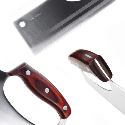 HIDAMOS Meat Cleaver Knife Japanese Chef Knife for Vegeable Meat Cutting, Effort Save Unique Knives