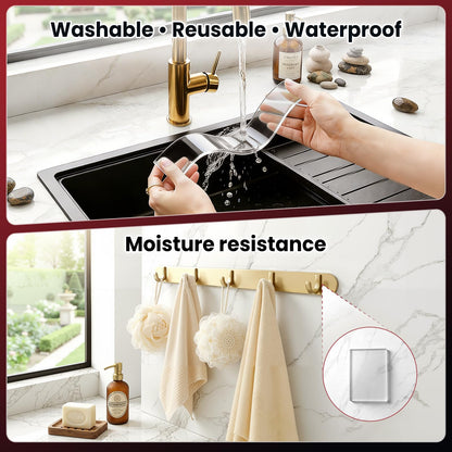 NULTAT Double Sided Tape Heavy Duty, Nano Reusable, Removable, Washable Double Stick Tape for Wall, Multipurpose Clear Adhesive High Temperature Tape 1.18" x 120" (20 Feet)
