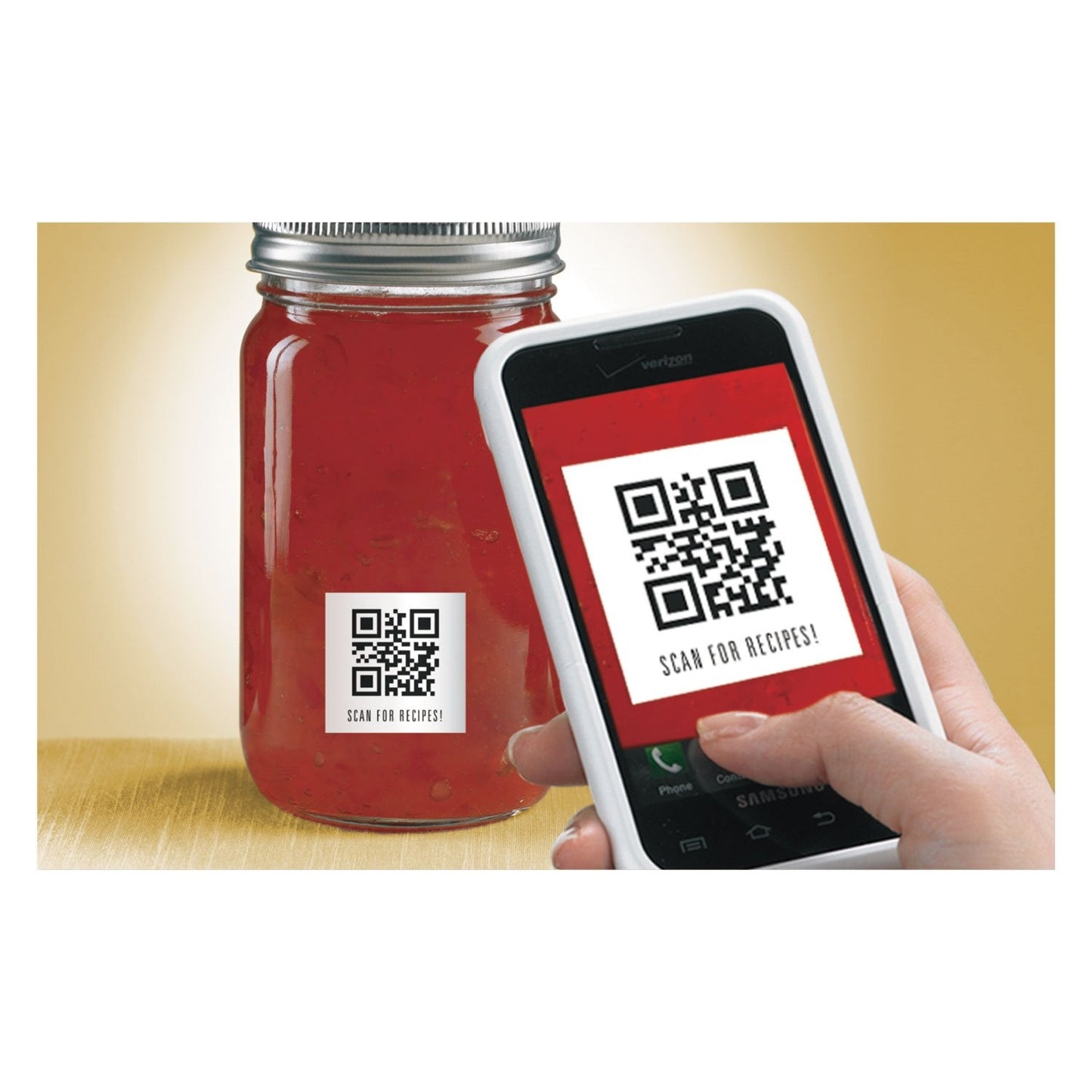 Avery Printable Square Labels, 2" x 2", Matte White, Laser & Inkjet Compatible, 300 Blank Labels Total, Great for Branding, Packaging, Events, and More (22806)