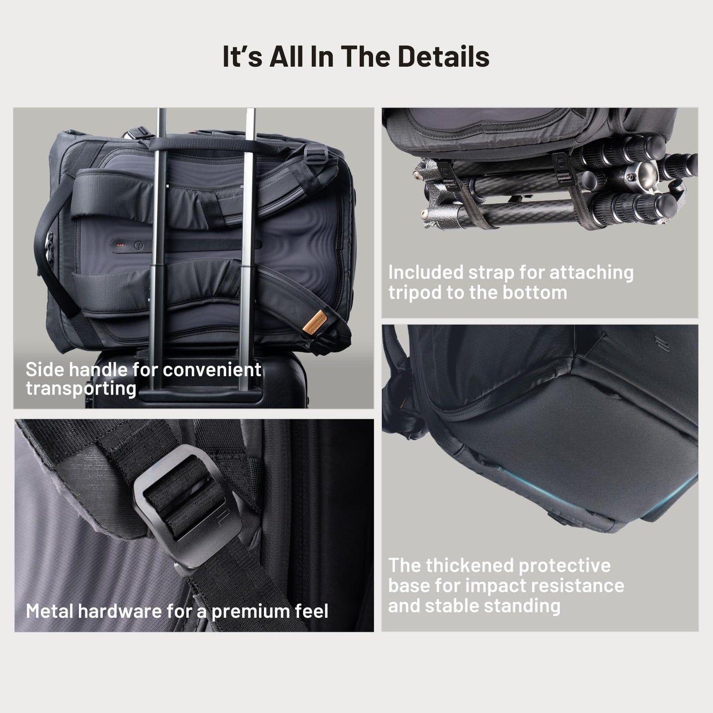 PGYTECH OneGo 2 Camera Backpack 20L with Laptop/iPad Compartment Waterproof for Urban & Travel Photography Compatible with Sony/Canon/Nikon/DSLR/SLR Mirrorless Cameras, Pine Green
