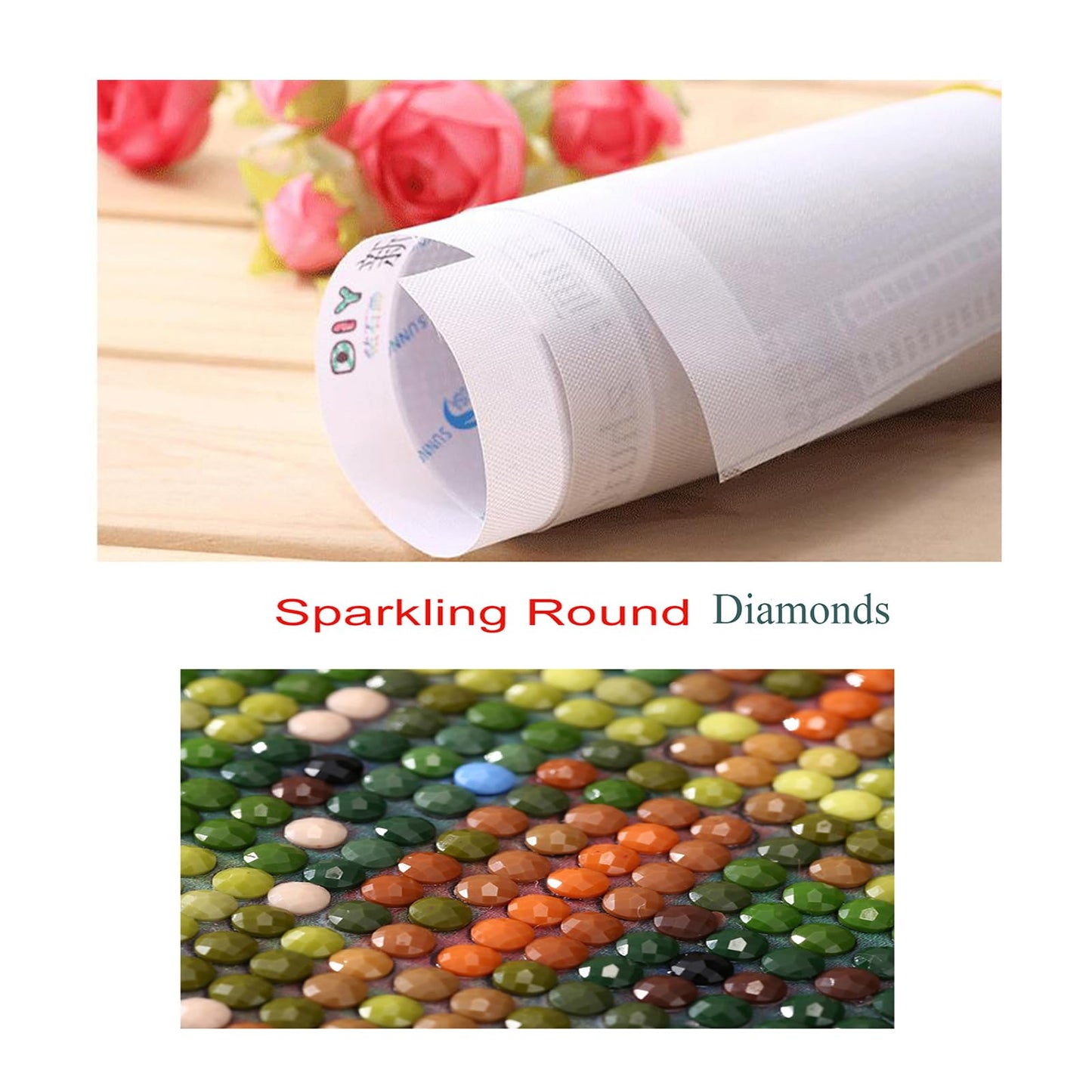 BOHADIY 5D Diamond Painting Kits for Adults,Animal Leopard Diamond Art Kits for Adult Beginner,DIY Full Drill Diamond Dots Paintings with Gem Art and Crafts for Adults Home Wall Decor 27.5 x15.7 inch