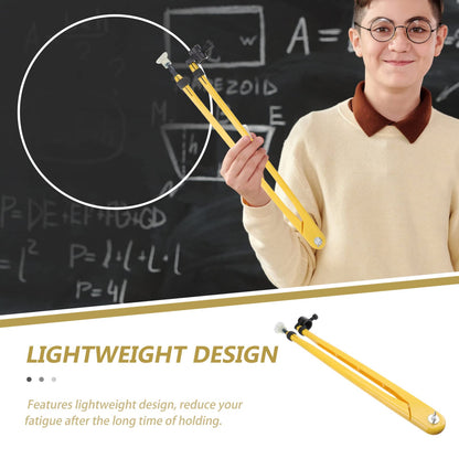 Demonstration Compass Plastic Whiteboard Compass Drawing Math Geometry Tool Large Circle on Teacher for School Classroom Drafting Woodworking Teaching Compass