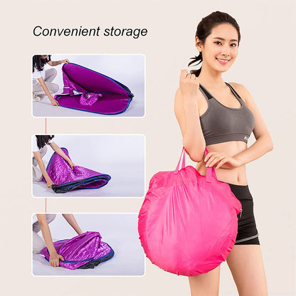 2 Liters Steam Generator Foldable Sauna Tent Sauna Room Temperature Adjustable with Remote Control Portable Home