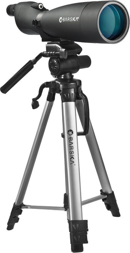 Barska Colorado 30-90x90mm Straight Spotting Scope with Tripod – Waterproof, Fully Coated Optics, Sunshade, and Carrying Cases