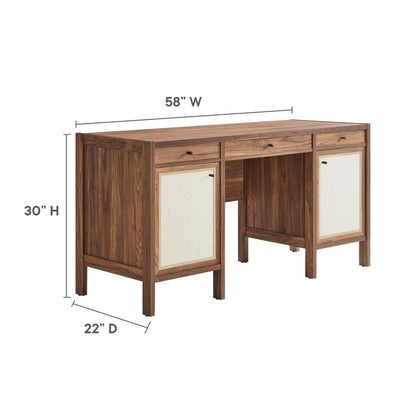 Modway Capri Office-desks, Walnut