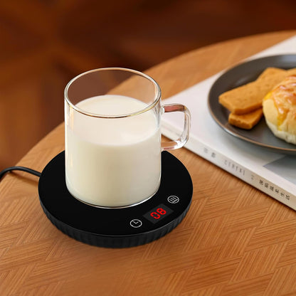 STOBAZA Coffee Mug Warmer for Desk, Electric Cup Warmer with 3 Temp Settings, Auto Shut Off, Milk Tea Warmer Plate
