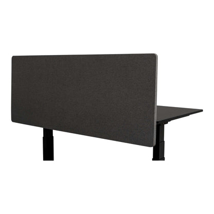 Stand Up Desk Store ReFocus Clamp-on Acoustic Desk Divider Privacy Panel that Reduces Noise and Visual Distractions (Ash Gray, 59" x 23.6")