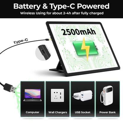 Zocelight Rechargeable A4 Light Pad with Built-in Stand & Bag,Super Bright Magnetic Light Box For Tracing,Wireless Diamond Art Light Board with Side Buttons, Light Table for Diamond Painting,Sketching