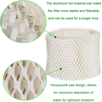 HIFROM 4Pack Replacement Humidifier Wick Filters for Kaz & Vicks 3020 V3100 V3500 V3600 V3800 V3900 Honeywell HCM-300T