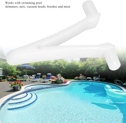 Ymiko Pool Pole Butterfly V Clip, 6PCS Plastic Clips for Pool Leaf Rake Skimmer Vacuum Head, Perfect for Brushes