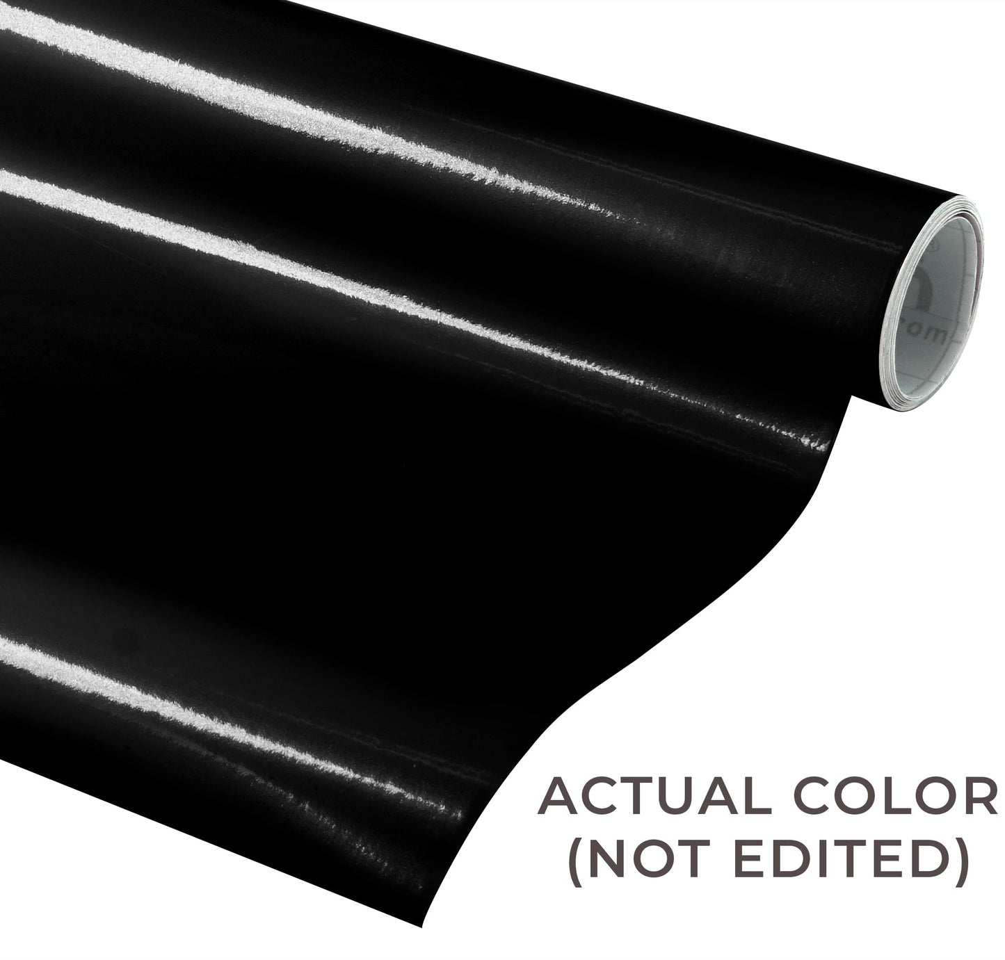 VViViD Black Gloss DECO65 Permanent Adhesive Craft Vinyl for Cricut, Silhouette & Cameo (11.8" x 20ft Large Roll)