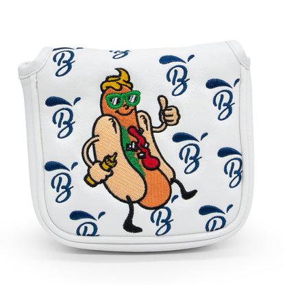 BAIRBRE Putter Covers Hotdog Mallet Putter Headcover Blade Putter Covers Leather Golf Headcover with Magnetic Golf Club Cover for All Brand (for Mallet Putter)
