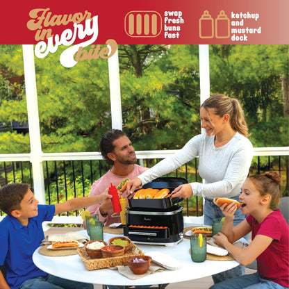 Kusini Hot Dog Steamer Machine With Bun Warmer, 24 Hot Dog & 12 Buns - Electric Food Steamer for Cooking Vegetables, Fish, & More - Unique Housewarming Gift Idea - Movie & Date Night Hosting Essential