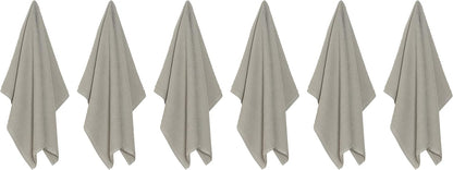 Set 6, Now Designs Ripple Kitchen Towel, of London Grey