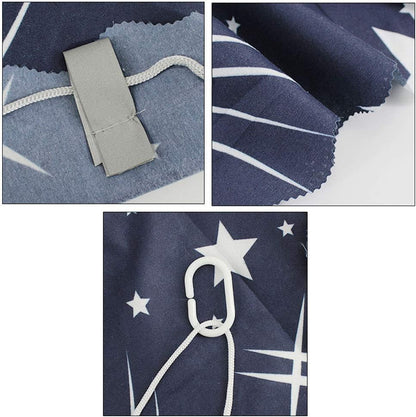 Adela Dorm Home Bunk Bed Curtains - Breathable Dustproof Single Sleeper Bed Canopy Blackout Cloth Curtain (1.15, 3PCS)