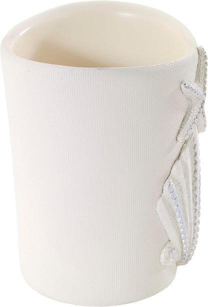 Avanti Linens Tumbler, Countertop Organizer, Seashell Inspired Bathroom Accessories, Guest Bathroom Essentials
