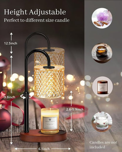 Engpure Candle Warmer Lamp - Adjustable Height & Timer | Perfect Gift for Women, Home Décor
