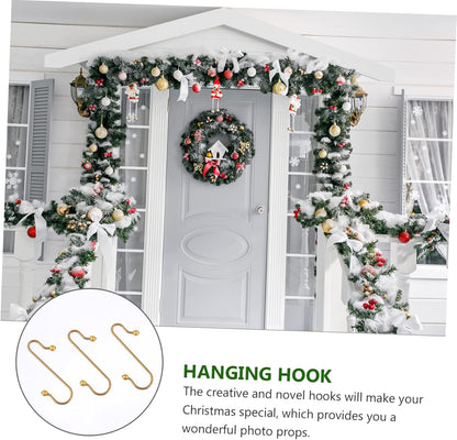 40pcs Hook up Christmas Tree Hangers - Holiday Ornament Hanger Hooks for Ornaments, Christmas Party Favor