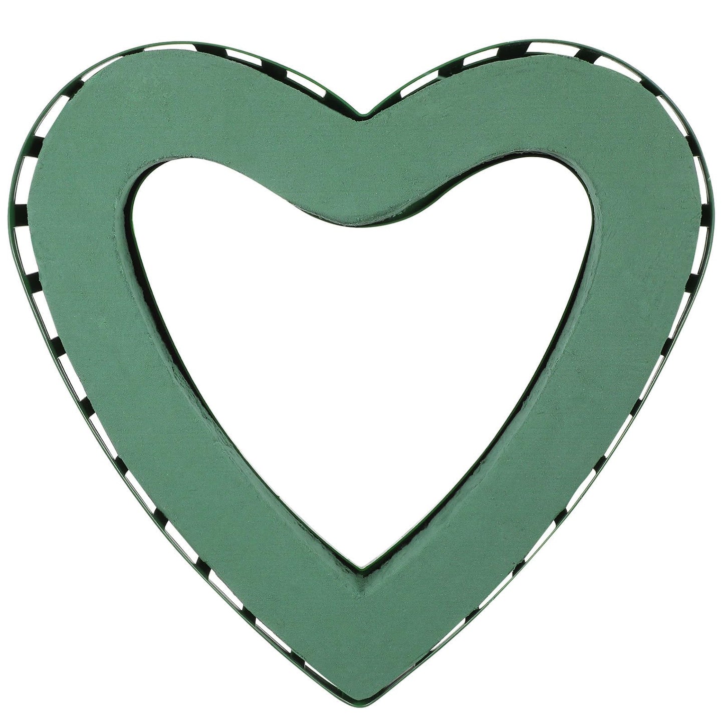 TEHAUX Heart-Shaped Floral Holder with Suction Cup 15.74X15.35X1.77In Flower Rack for Wedding Car Decoration Floral Arrangement Accessory for Special Events