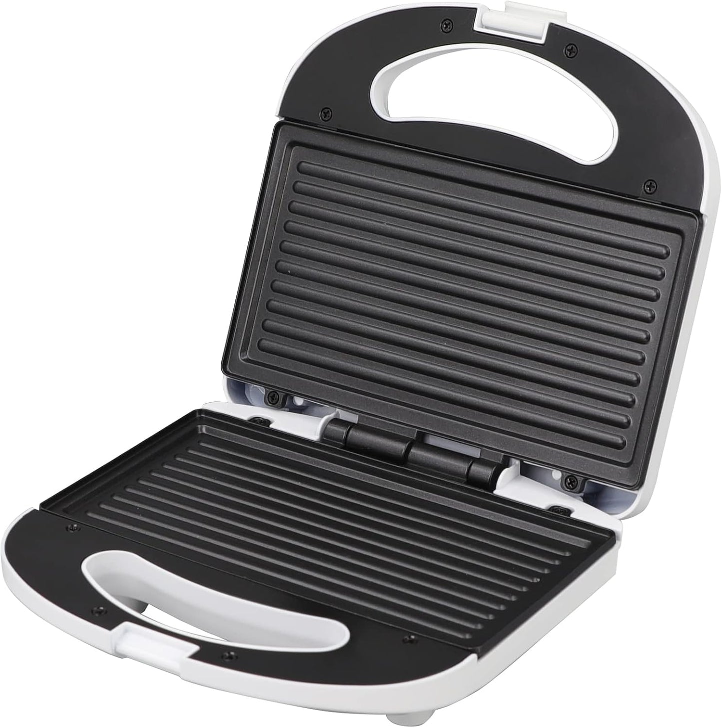 Better Chef Basic Contact Grill, Non-Stick, Panini Style, 8-Inch Width, Cord & Upright Storage (White)
