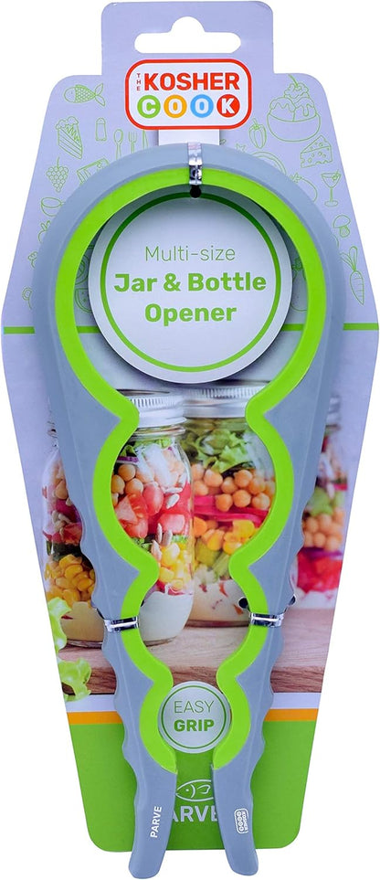 Parve Green Jar Opener, Safe Manual Bottle Opener with Comfortable Grip for Kitchen Accessories