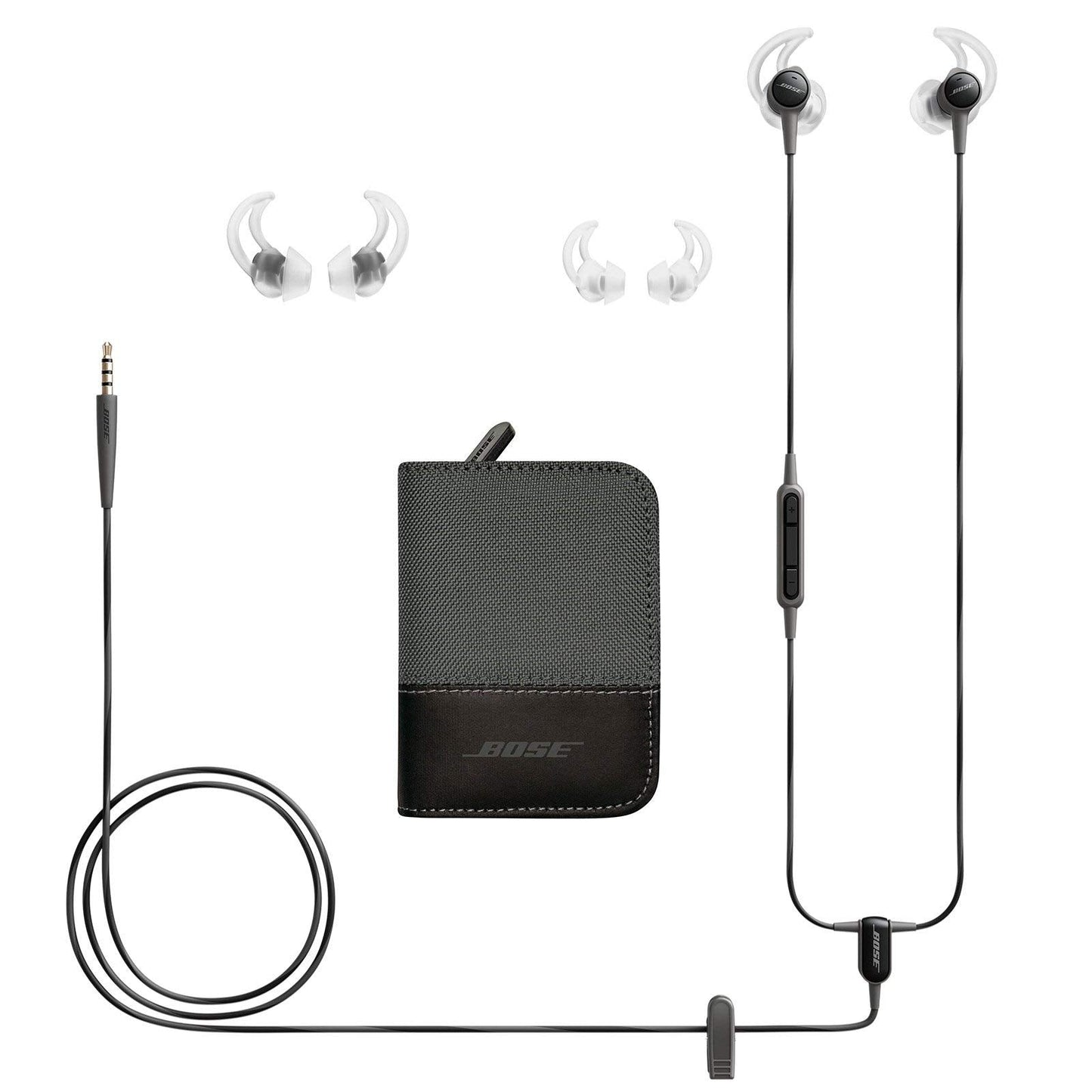 Bose SoundTrue Ultra in-ear headphones -compatible for Apple devices 741629-0010-cr Charcoal (Renewed)