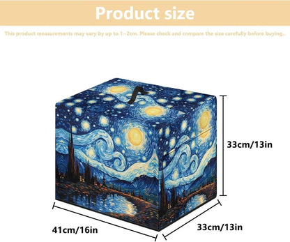 Meat Slicer Cover - Starry Night Food Slicer Cover with Storage Pockets and Top Handle, Easy to Clean